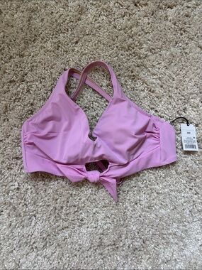 Target Lilac Tie-Front Swim Top